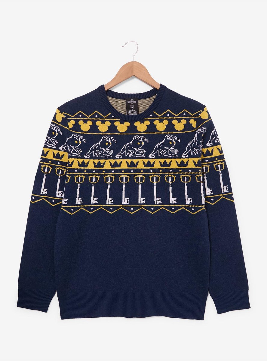 churroz's tweet photo. Box Lunch has added a Kingdom Hearts Holiday Sweater! #kingdomhearts #disney #squareenix #KHMerch #_KH

Link: https://t.co/VwCiSt9tzp https://t.co/YitIZddlTj
