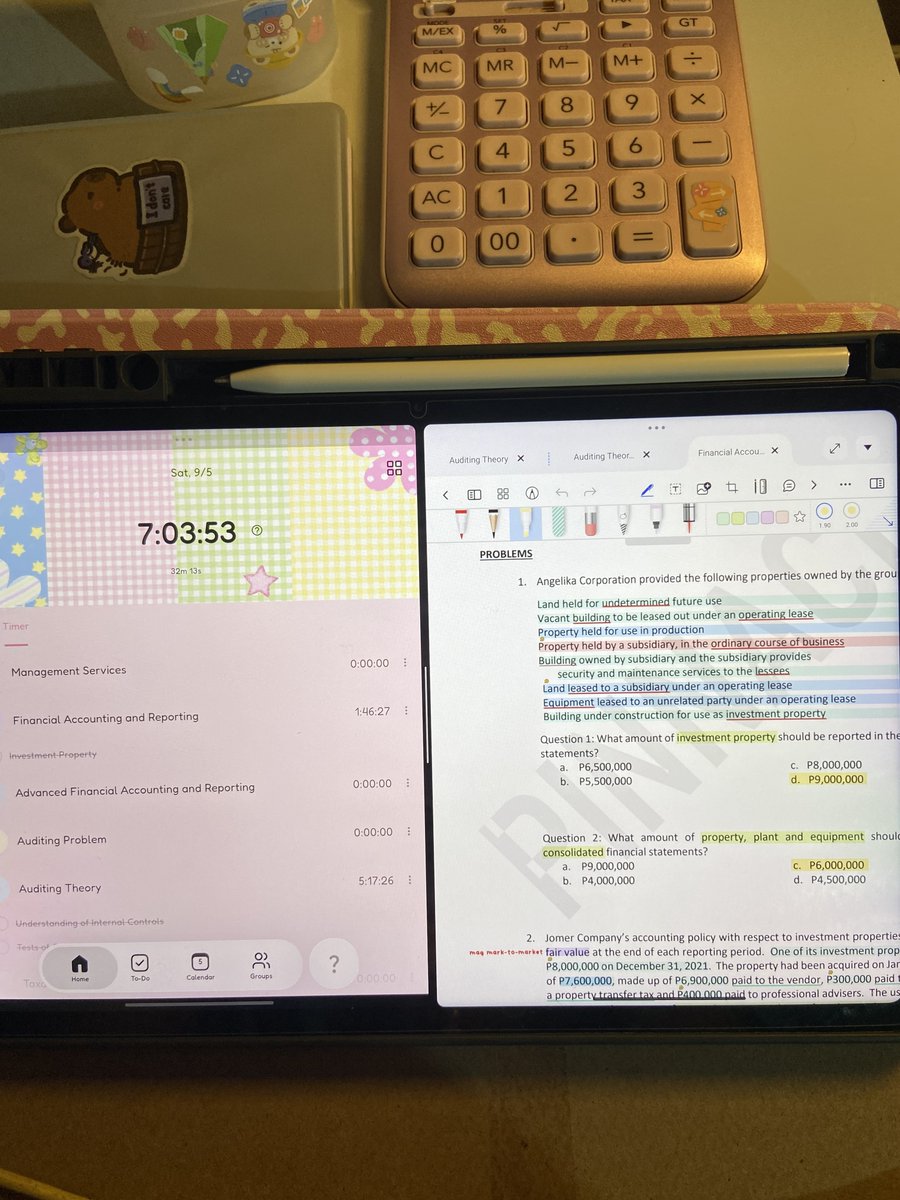 ponyotheCPA's tweet photo. ₊˚⊹ ᰔ studylog [9.5.26] ୭ ᵎᵎ 🧁

— audit theory: 
        ˚. ᵎᵎ understanding internal controls
        ˚. ᵎᵎ testing of controls
— investment property ˎˊ˗

a productive day! ⋆.ೃ࿔*:･ https://t.co/e0TaTZRhxe
