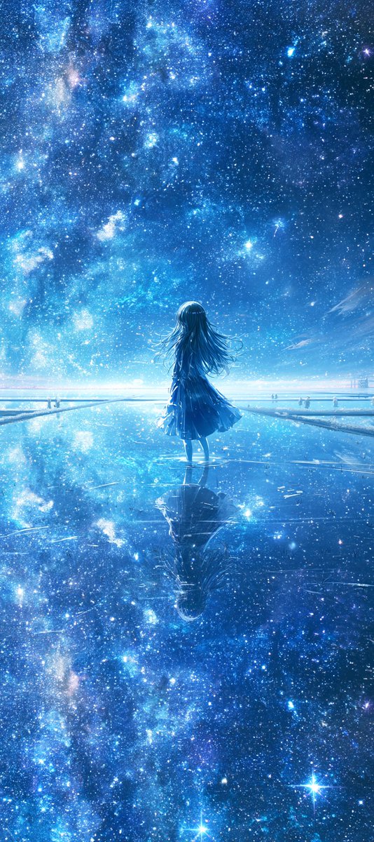 himino_aiart's tweet photo. 「星空に、ひとりきり。」
Alone beneath a sea of stars. https://t.co/MWMzxO9tZg