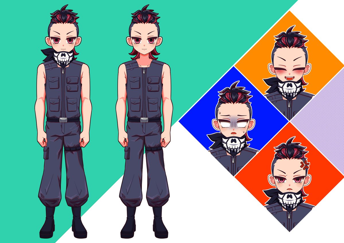 stefyoi98's tweet photo. Honored to be the Live2D model artist for @BlackVail_ 💜
​Here’s the full model artwork~ 
Please show lots of love and support for the debut! ✨ https://t.co/4iv5CoVIc4