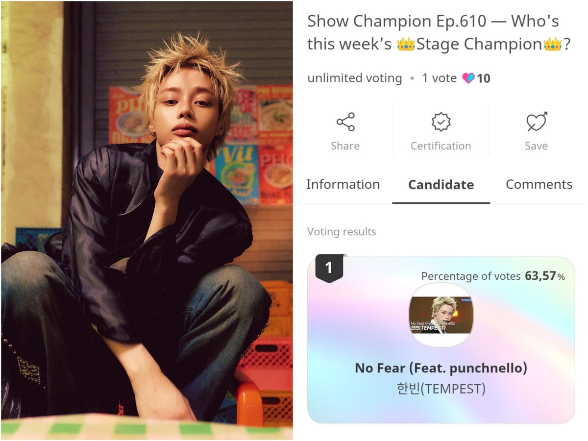hubilandvn's tweet photo. CHÚC MỪNG HANBIN ĐÃ CÓ CHIẾC CUP ĐẦU TIÊN VỚI CHIẾN THẮNG TẠI BẢNG 'STAGE CHAMPION' 🎉

Cảm ơn tất cả mọi người đã cố gắng. Hanbin chắc chắn sẽ vui lắm. Còn các admin vẫn chưa hết cơn đau tim 😅

#HANBIN #No_Fear https://t.co/zX8yZrgELs