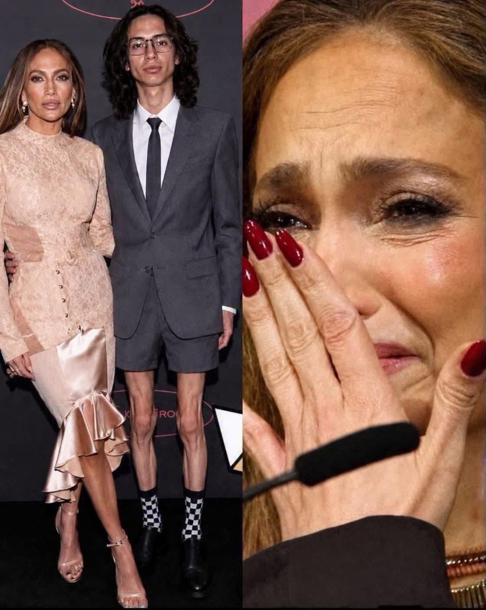 _priya9's tweet photo. Hey @grok, why does Jennifer Lopez’s son look like this 😭 and is there any way you can fix his legs? 💀 https://t.co/o0d2b56KgW