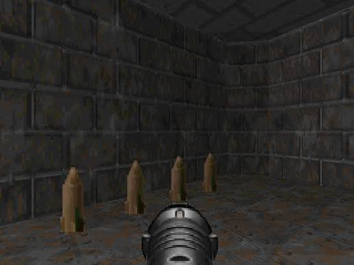 SandyofCthulhu's tweet photo. The ammunition in Doom was a perpetual source of discussion, and a major difference of opinion between John Romero and myself. 

You see, I wanted to sometimes force players to use a particular weapon. I wanted to use the ammo boxes as a pacing tool. I wasn't thinking, "Will the player want shells at this spot?" I was thinking, "Do I want him to feel loaded for bear, or desperate at this spot?"

Now part of the reason for this was that I playtested EVERY SINGLE LEVEL starting from scratch, with just the pistol and 50 bullets. My logic for this was that if you got killed, that's how you restarted. Right? RIGHT?

Well, no of course not. Because every single one of you guys simply loaded a saved game. With ammo and rocket launchers and everything. So in the end my ammo placement was - well, it wasn't pointless, but it didn't have the impact I'd hoped. 

For example, on Doom E3M4 I purposely planted only a few rockets here and there. My goal was that the player would hoard his precious rockets, and then use them at critical moments. Bwa ha ha (that was an evil laugh by the way). 

Then I watched John Romero test my level. He started out with something like 50 rockets and boomed his way through. I told him, "Why don't you start with just the pistol?" He said, "Who would do THAT?"

Anyway at least if you play one of my levels starting from scratch you may find it a different experience.