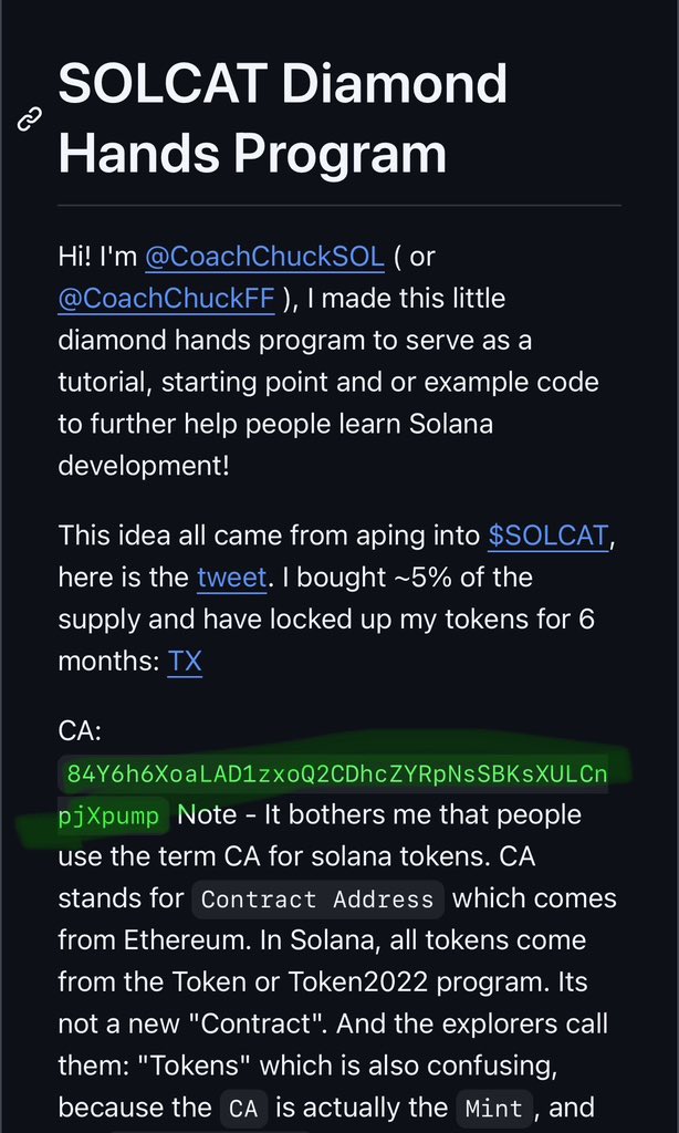 GMWFIVE's tweet photo. @MustStopMurad Sooner or later the true $SOLCAT lore will catch on. "Apparently, the alpha is on Github." @solana_devs

Only those who believe in the true ALPHA and understand its true source will benefit. 😸 🚀 

@CoachChuckFF

84Y6h6XoaLAD1zxoQ2CDhcZYRpNsSBKsXULCnpjXpump https://t.co/3WkpTgwMXu