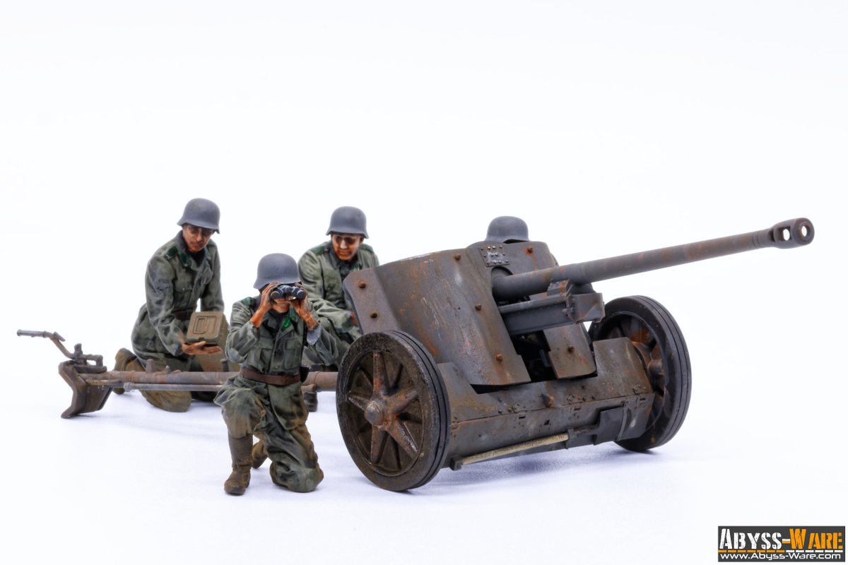 AbyssWare's tweet photo. 5cm ANTI-TANK GUN - PAK38 - Tamiya 1/35 https://t.co/uO85lfFvhC