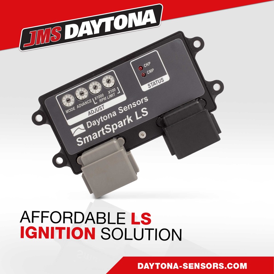 RomeliaLeynes's tweet photo. Upgrade your LS ignition with Daytona Sensors SmartSpark LS. Get precise control, a 3-step RPM limiter, and up to 10° startup timing retard for reliable performance on naturally aspirated, boosted, and nitrous LS builds. https://t.co/wQqpK1tduR