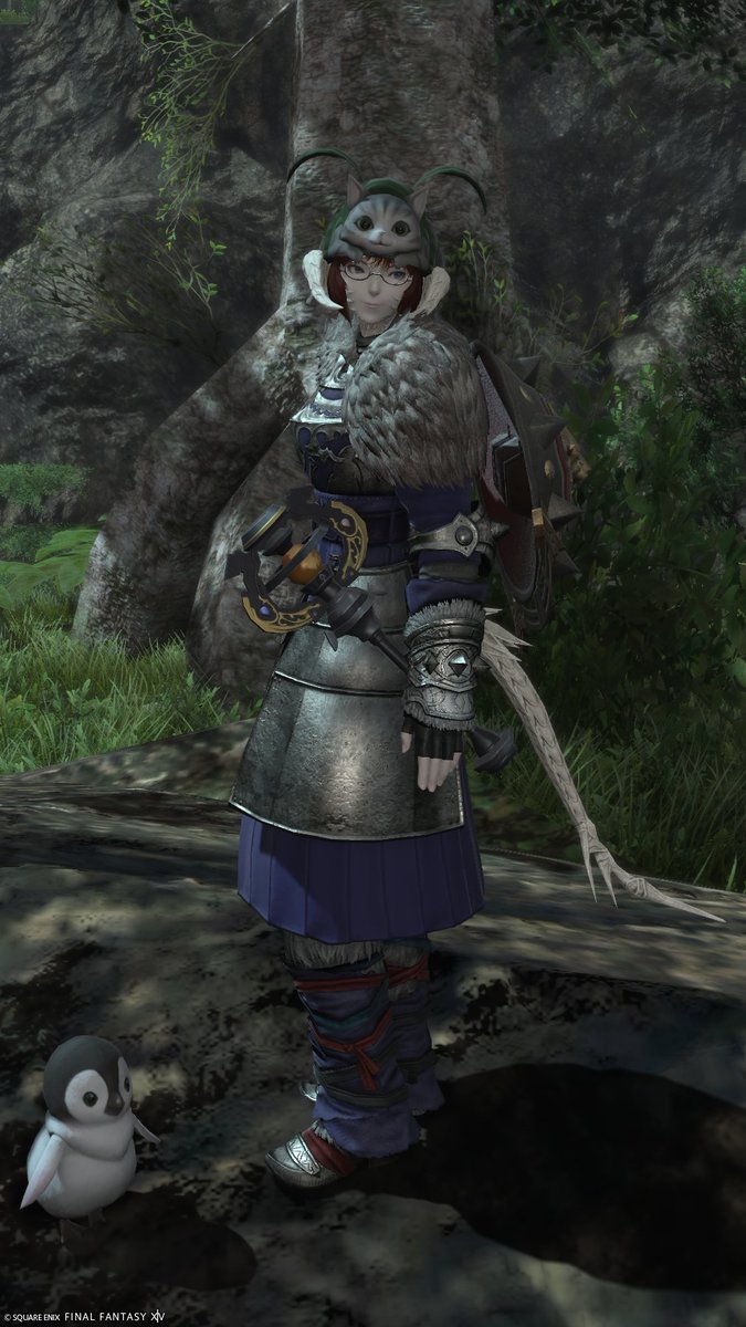 Carisei's tweet photo. Am Beast Master, with real Gaelicat. Trust. #ffxiv #ff14 https://t.co/ONBNIZhzvz