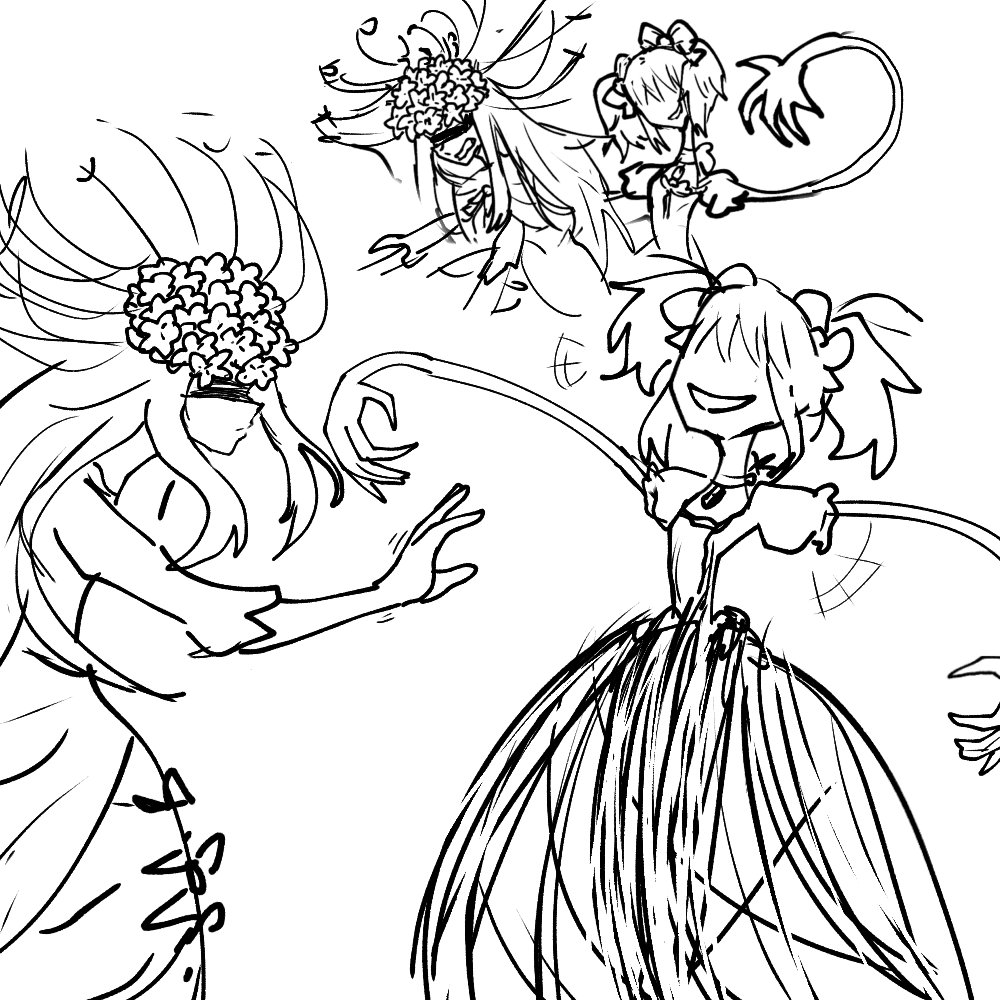 ShallowEmoti0ns's tweet photo. Um rascunho que fiz meses atrás 

(e sim eu sei que a Madoka na forma de bruxa deveria ser BEM maior em comparação a Homura, mas vamos fingir que são do mesmo tamanho)

Yuri de Bruxas!
#Madohomu #PMMM #MadokaMagica https://t.co/SD4d2P6ddN