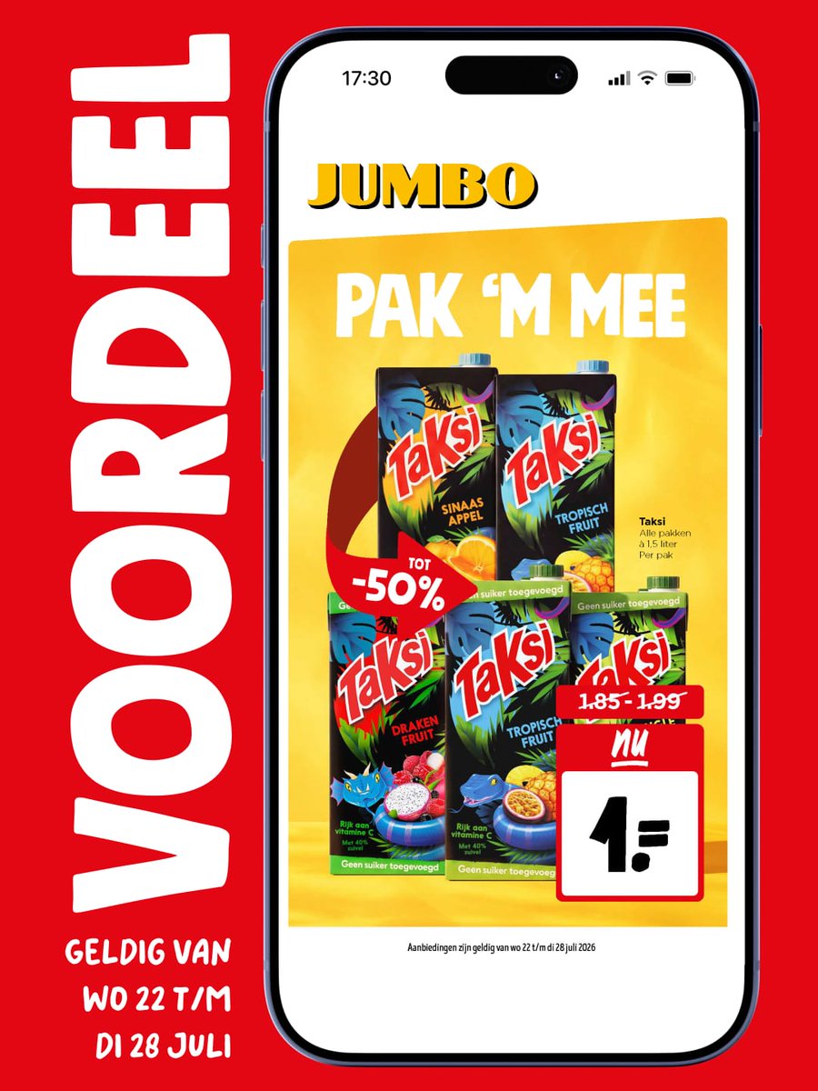 EusebioHinas's tweet photo. This week is packed with summer savings! Check out our new weekly flyer and enjoy great deals at Jumbo. https://t.co/fLRvR1e2TA