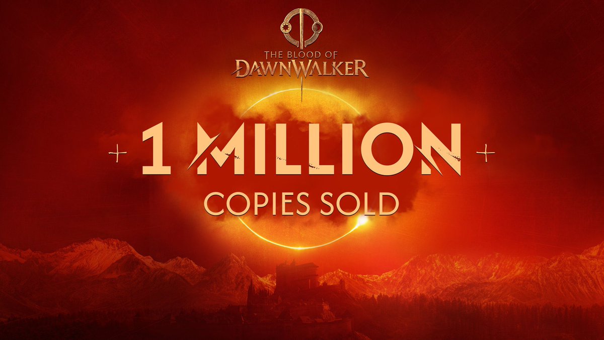 GeeklikOtesine's tweet photo. The Blood of Dawnwalker, 1 milyon adet satışa ulaştı. https://t.co/6zFHhWA4WW