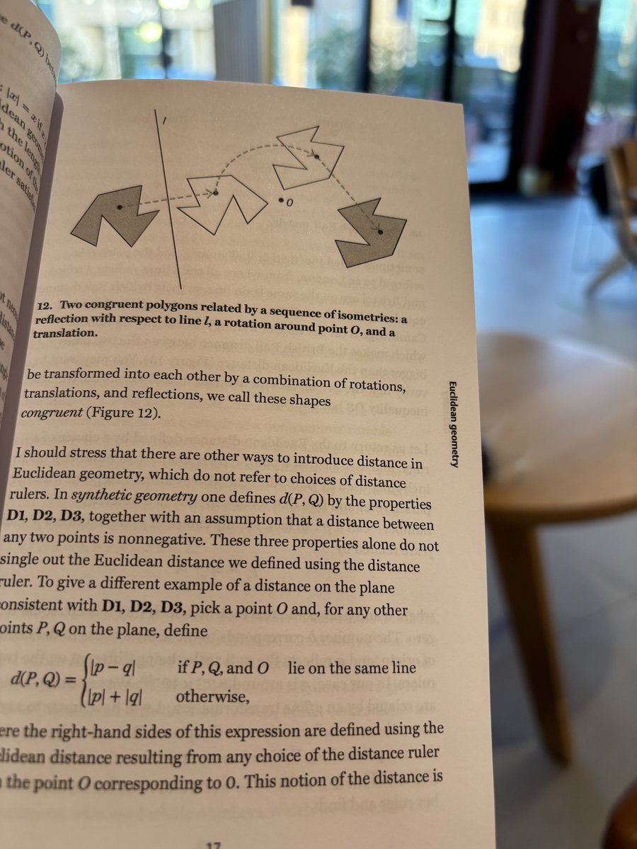 abarrakx's tweet photo. كتيب "الهندسة، مقدمة قصيرة جداً" للبروفيسور مايسي دونجيسكي (2022): جيّد في تناوله لفرع الهندسة الرياضيّة؛ توضيحُه للمفاهيم وأصولِها بارع، والنص مُحكم. أنصح به. https://t.co/SizjCJYfL7