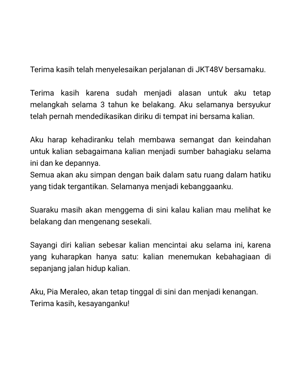 pia_jkt48v's tweet photo. Otsupiaaa!!~~ OtsuKTP, OtsuJKT48V!!!
Dari lubuk hati terdalam, aku bahagia ♥️

#MissionCompialete
#JikaAkuHarusMerangkumnya 
#TerimaKasihJkt48v https://t.co/CZAKT8glAG