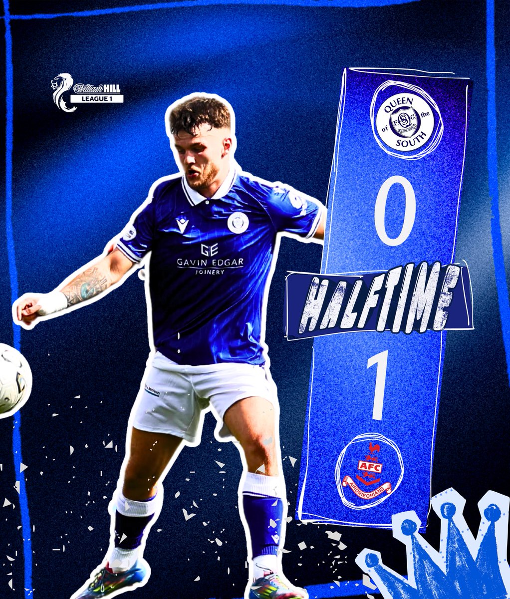 OfficialQosFC's tweet photo. We trail at the break.

#QOSAIR | #TheDoonhamers https://t.co/x48WeBpZOH