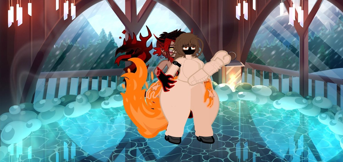 lizthething's tweet photo. I decided too take the little demon (@TwoTimemuse ) and it followed me into the bath
(I wont be around a lot busy with shit😮‍💨🫩) https://t.co/4VdO71xnxr