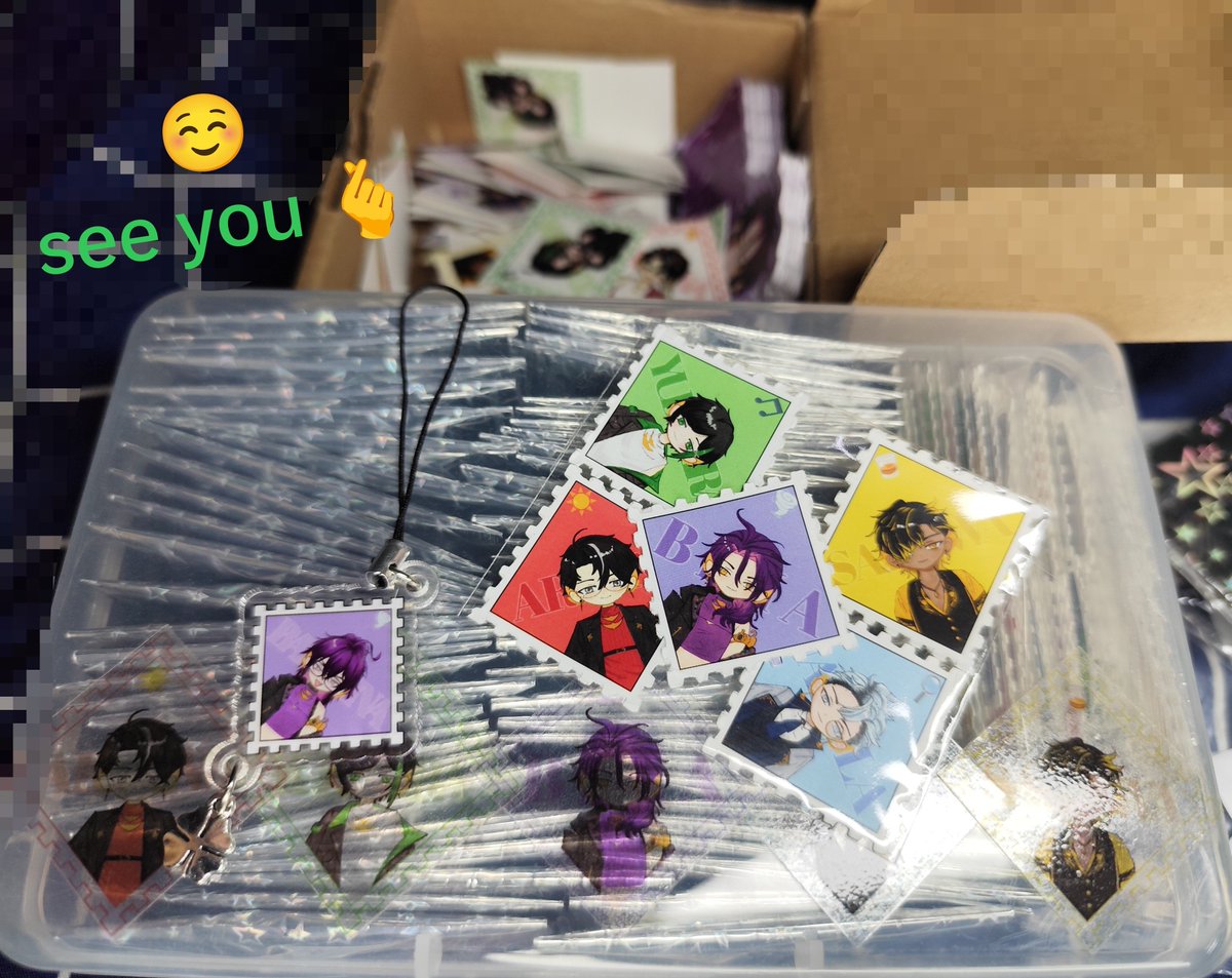 rie_ukii's tweet photo. Freebies ku untuk ultah Yuyo besok dibandung... 
See you!

Phonestrap random yaa, dan gacha bisa dapet ot5 atau karakter lain ^^ https://t.co/b3OQ1JCoz6