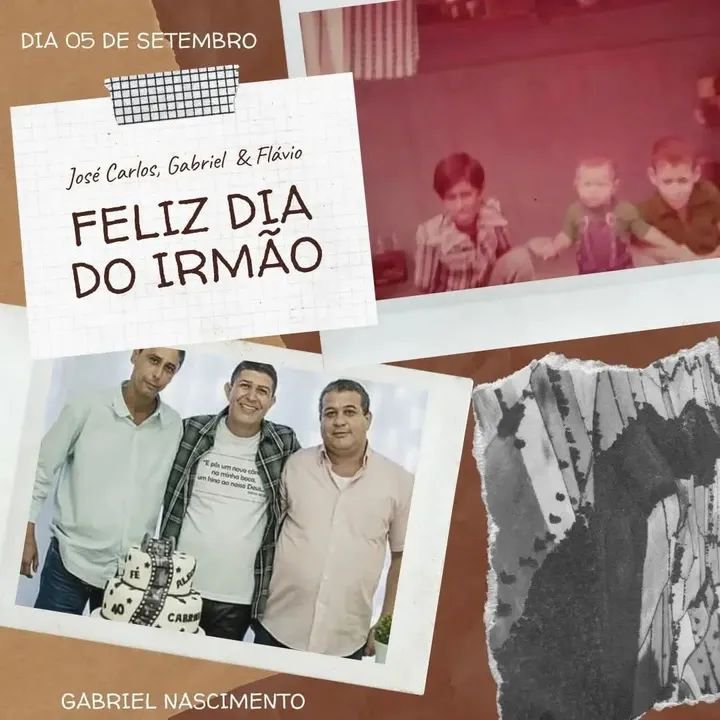 gabrielnsda2018's tweet photo. Hoje, dia 05 de setembro, comemora-se o Dia do Irmão. Graças a Deus, eu não tenho só um, mas dois irmãos biológicos, de sangue, filhos do mesmo pai, e da mesma mãe. E eu agradeço a Deus, pela vida de vocês, não só hoje, mas todos os dias da minha vida. Amo vocês!!! ❤️ #vaipassar https://t.co/dsag1U177Z
