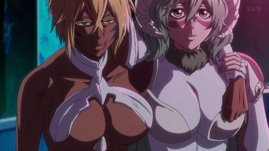 Noko_2nd's tweet photo. Neliel and Halibel 
#Bleach #Bleach_anime https://t.co/BSkE9dc1HO