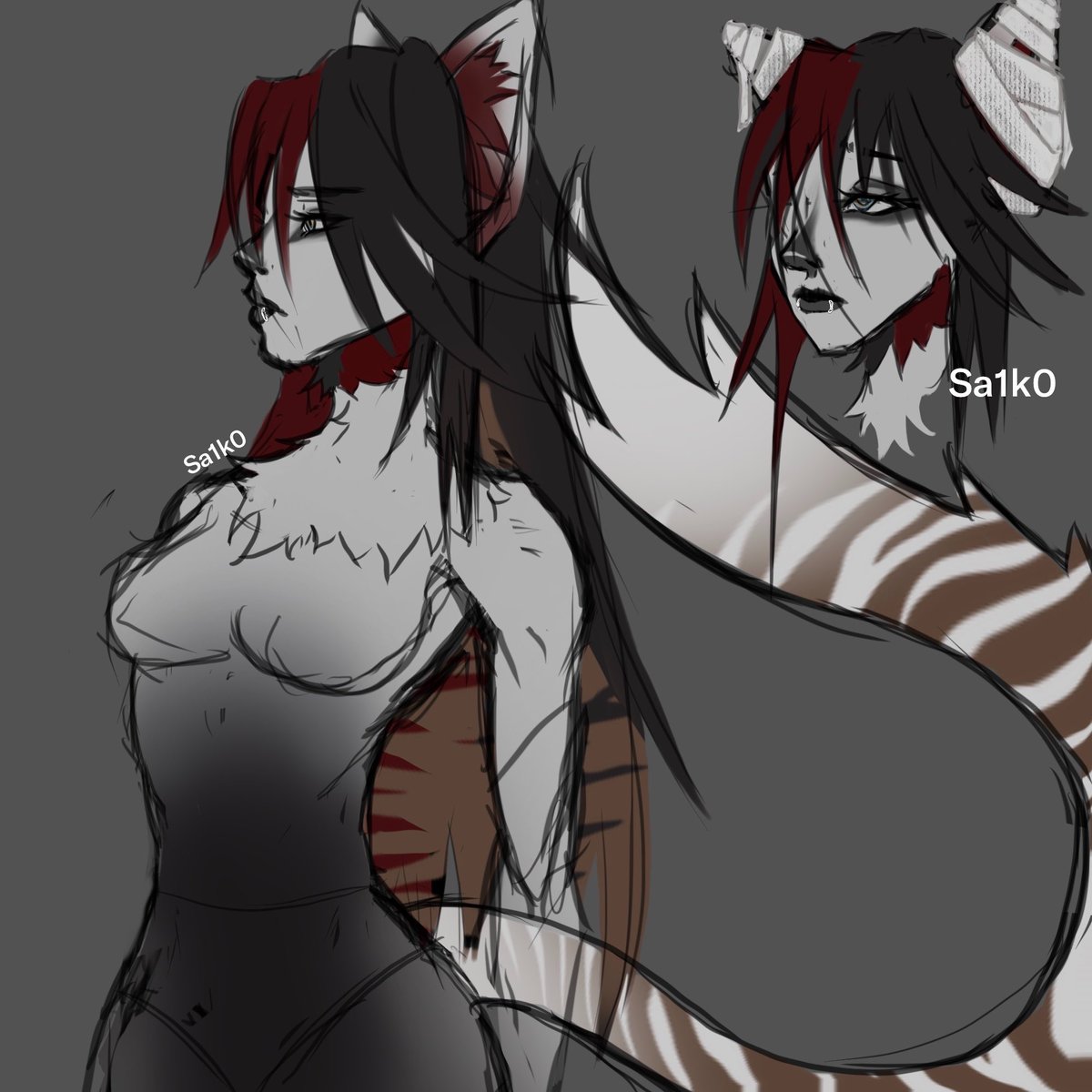 Mira1_Sa1k0's tweet photo. Let me introduce you my new oc aka Persona first 🙏
She’s also the person I ship with doctor 👀 
I just started to learn how to draw woman but I think she looks so good https://t.co/hNIVuszLlH