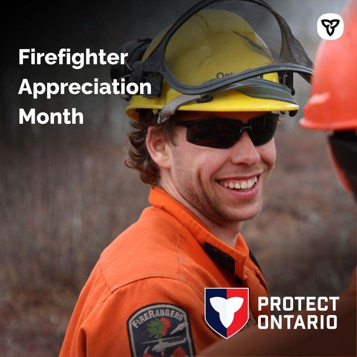 ONforestfires's tweet photo. September is Firefighter Appreciation Month. Join us in showing appreciation for our Ontario FireRangers! https://t.co/e3GKELRjni