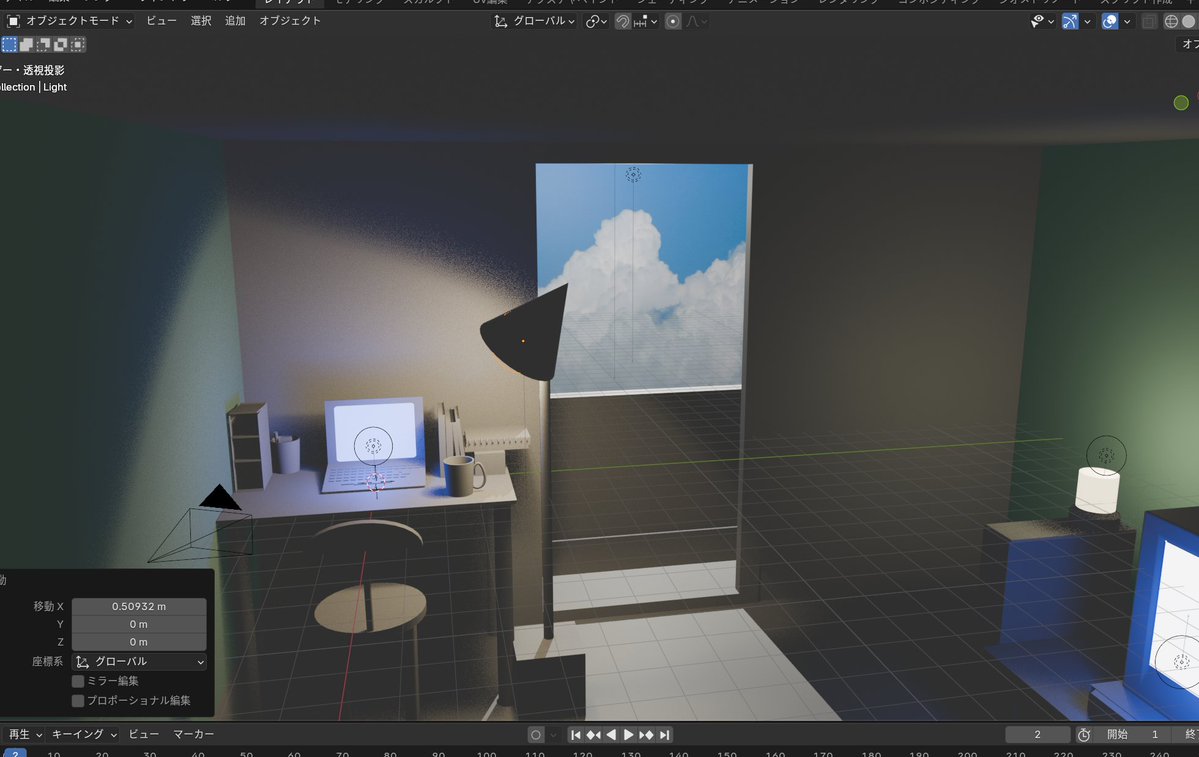 b2a21001's tweet photo. 質感がザ・3dって感じだ、なんか、もうちょっと質感をあげたいな、リアル調に https://t.co/8vQlQwYcug