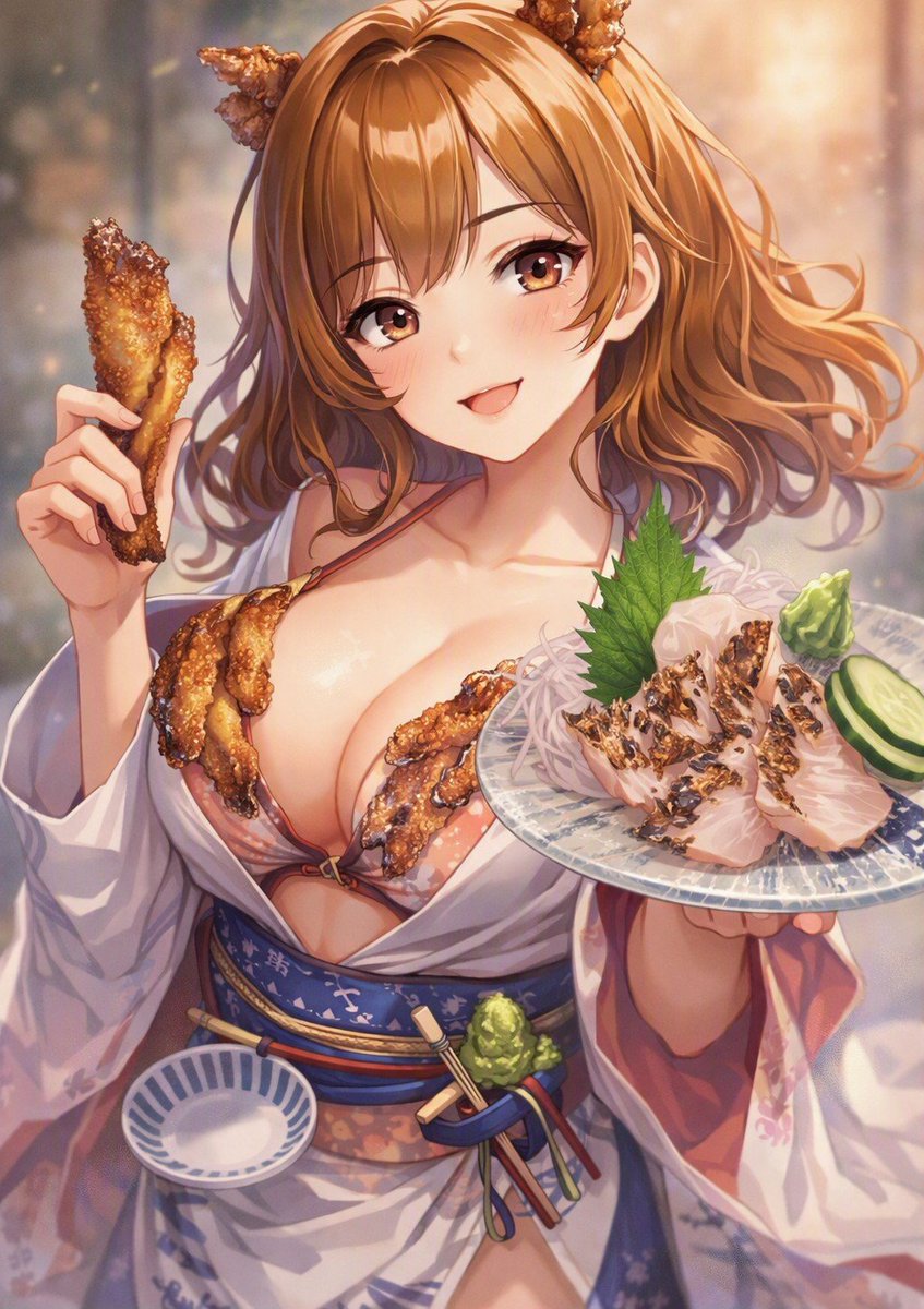 sakuya_amtrs's tweet photo. 会社繋がりの人と納涼祭行ってきた!!
縁日じゃないけど、太刀魚の刺身と手羽先美味しかったw
最近双子座だけじゃなく、生成AIではCopilotにもハマってる笑
使ってみた感じ、キャラ単体ならCopilot、(グレーだけど)微エロor集合写真系のクオリティなら双子座って感じだね笑 https://t.co/Zehc7l3mlR
