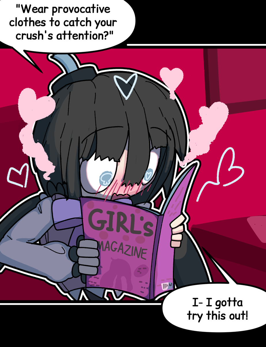PigeonStrange's tweet photo. Landmine Girl's New Clothes (1/2) https://t.co/8JDx25Cq70