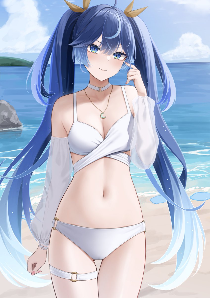 ACE_subdayo's tweet photo. 漂泊者とバカンスを過ごすユーノ https://t.co/CynMCoLco0