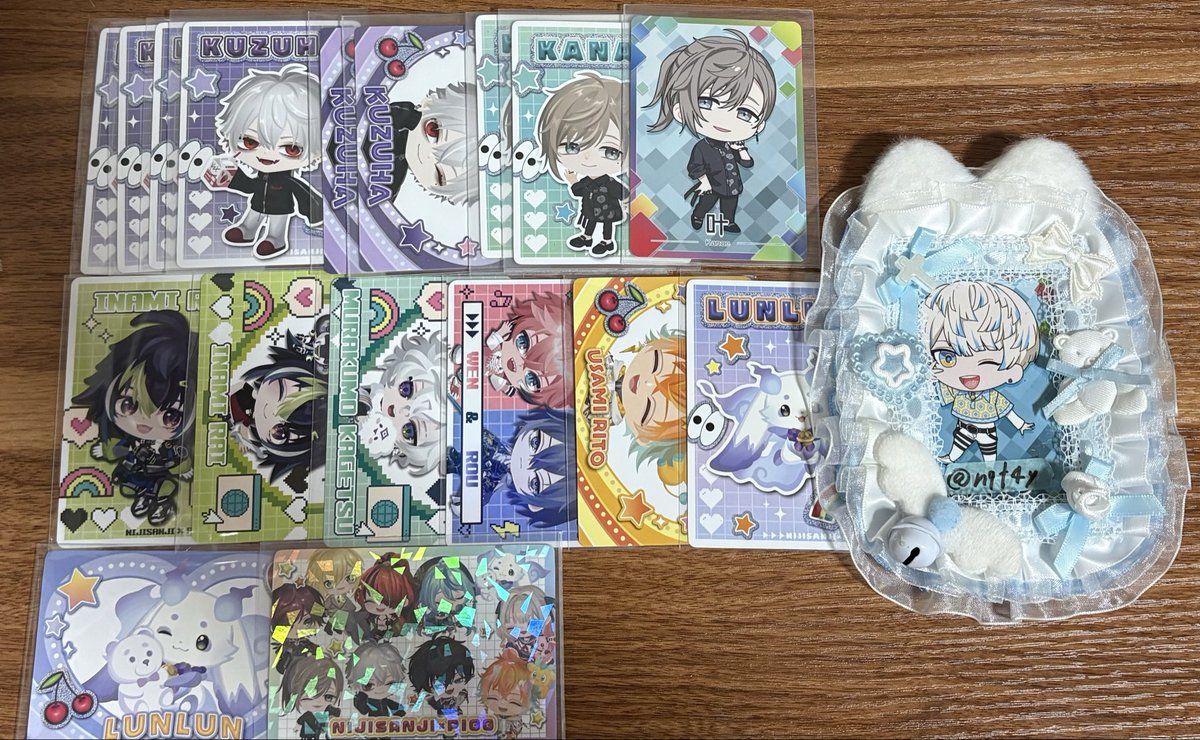 nqt4y's tweet photo. 【交換】にじさんじ ピグパ チップス カード
譲）画1.2
求）同異種のIDの方
1点からでも大歓迎です🙆‍♀️
郵送希望📮
1部比率違いも可能です！
お気軽にお声掛けください🙇‍♀️ https://t.co/Sdf369Hsi1