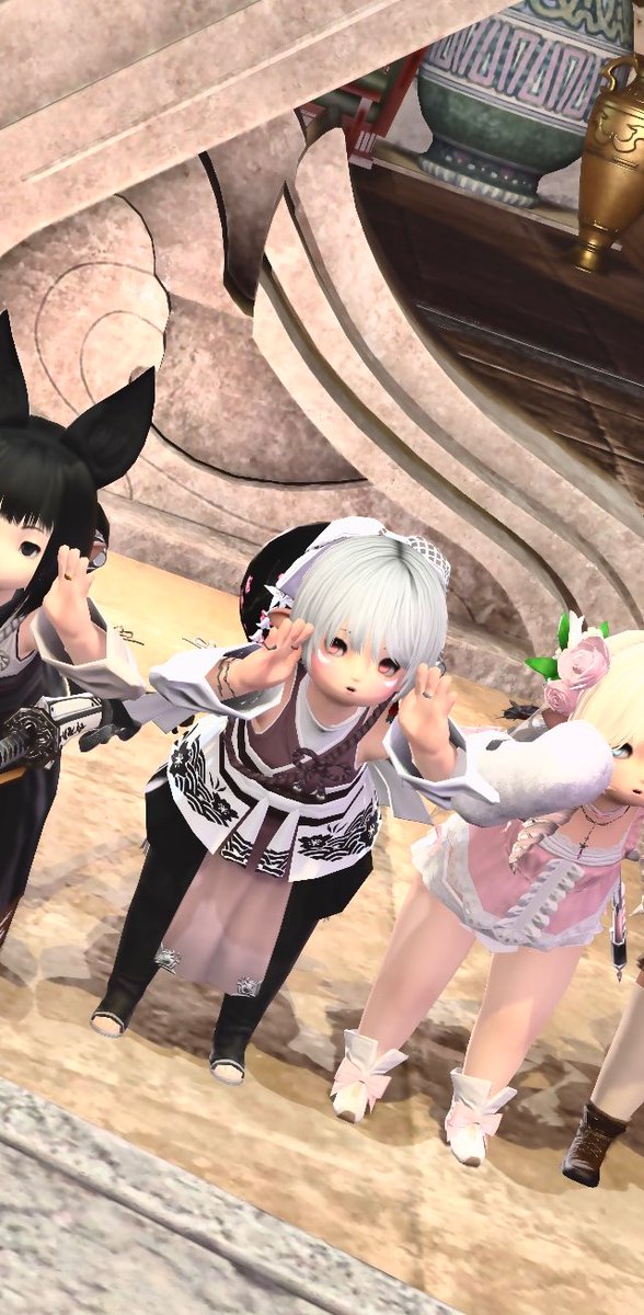 chXgo's tweet photo. らら島2日目🔄おやすみくん🔄
#もかツール #ララフェル #FFXIV #FF14 https://t.co/P4bSzckUt1