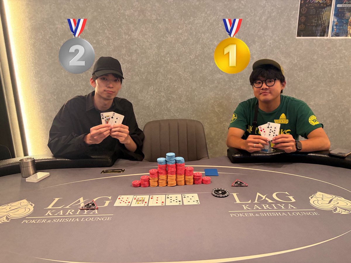 LAG_KARIYA's tweet photo. 【🏆ラグセレ70K🏆】

🥇タケウチ様
🥈くろ様@kurono__09 
🥉あんじ様

プライズゲットおめでとうございます🎉 https://t.co/HvYIZbq3lK