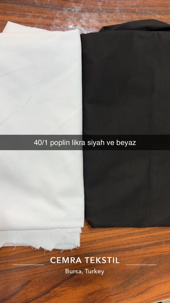 cemratekstil's tweet photo. 40/1 poplin likra siyah ve beyaz https://t.co/Aet3E5XqNR