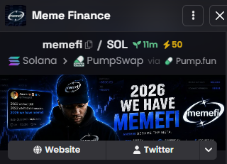 thememeficoin's tweet photo. dexscreener updated

https://t.co/aygebkhLt8 https://t.co/Q510chdSV8
