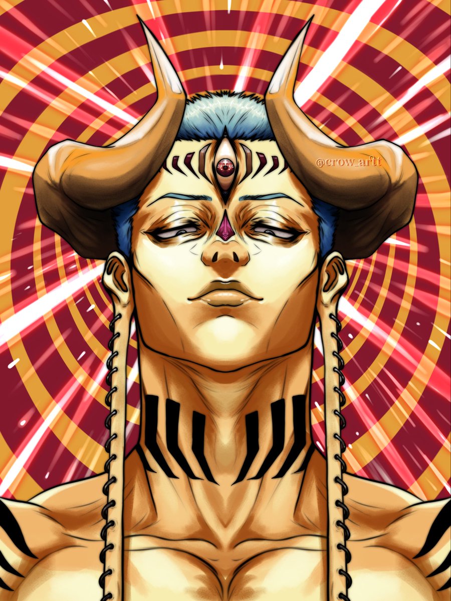 crow_artt's tweet photo. Sukuna who? I’m switching sides. 

#jjk #jjkmodulo #dabura https://t.co/J6IV13bDiV