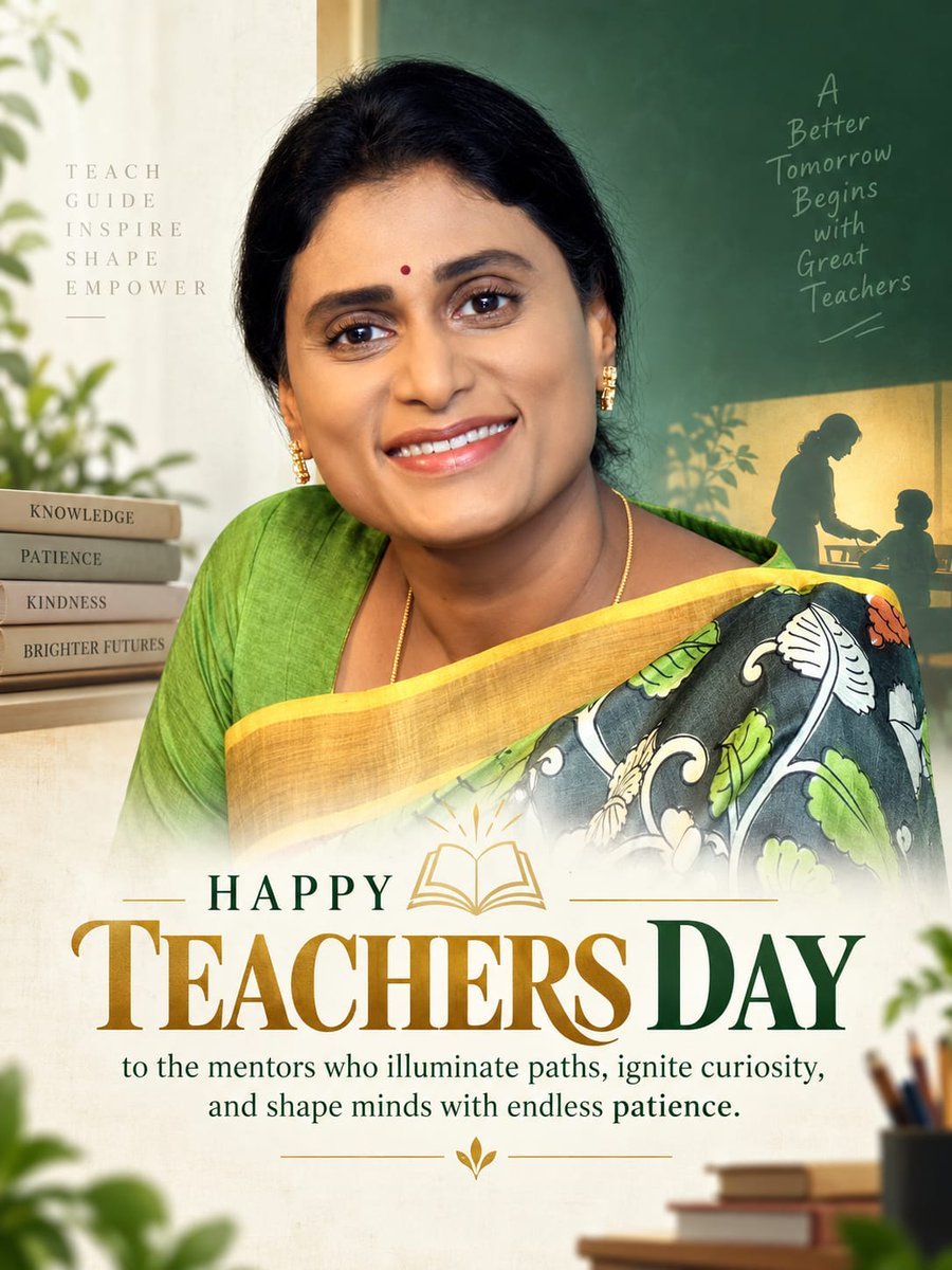 APCongress_'s tweet photo. విద్య ద్వారా స్వేచ్ఛాయుతమైన సృజనాత్మకమైన మనిషిని తీర్చిదిద్దాలన్న డా రాధాకృష్ణన్ ఆలోచనలు చిరస్మరణీయం #YSSharmila #INCAndhra https://t.co/iHbOAVt0iJ
