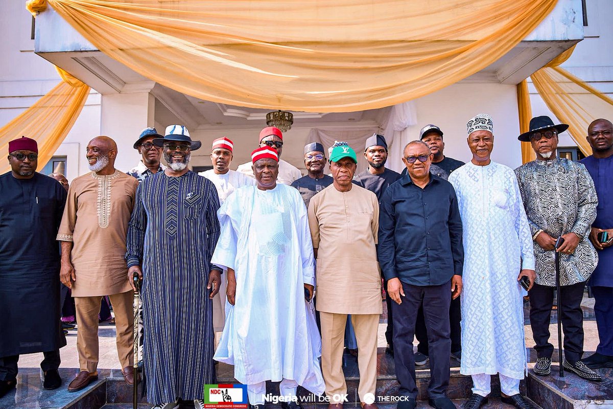 PeterObi's tweet photo. Condolence Visit & Vigil Mass for Dame Ezinne Mary Oduah Amaechi. 

Yesterday, Friday, 4th September, Senator Rabiu Musa Kwankwaso and I paid a further condolence visit to our dear brother, Rt. Hon. Chibuike Rotimi Amaechi, at his Port Harcourt residence following the passing of his beloved mother, Dame Ezinne Mary Oduah Amaechi.

I subsequently joined the family and friends at the Vigil Mass for his dear departed mother, who passed on at the ripe age of 89.

The death of a parent is always deeply painful, and the loss of our dear mother is no exception. At such moments, words often fall short of expressing the depth of the pain and sense of loss.

We are, however, consoled by the knowledge that Dame Ezinne Mary Oduah Amaechi lived a good and fulfilling life, touching the lives of many and making lasting contributions to her community and the Church.

Her life was one of faith, service, love, and impact. She leaves behind a legacy that will continue to live on in the lives of her children, family, community, and all who had the privilege of knowing her.

Dame Ezinne Mary Oduah Amaechi will forever remain in our hearts and prayers.

May her gentle soul, and the souls of all the faithful departed, through the mercy of God, rest in perfect peace. Amen. -PO