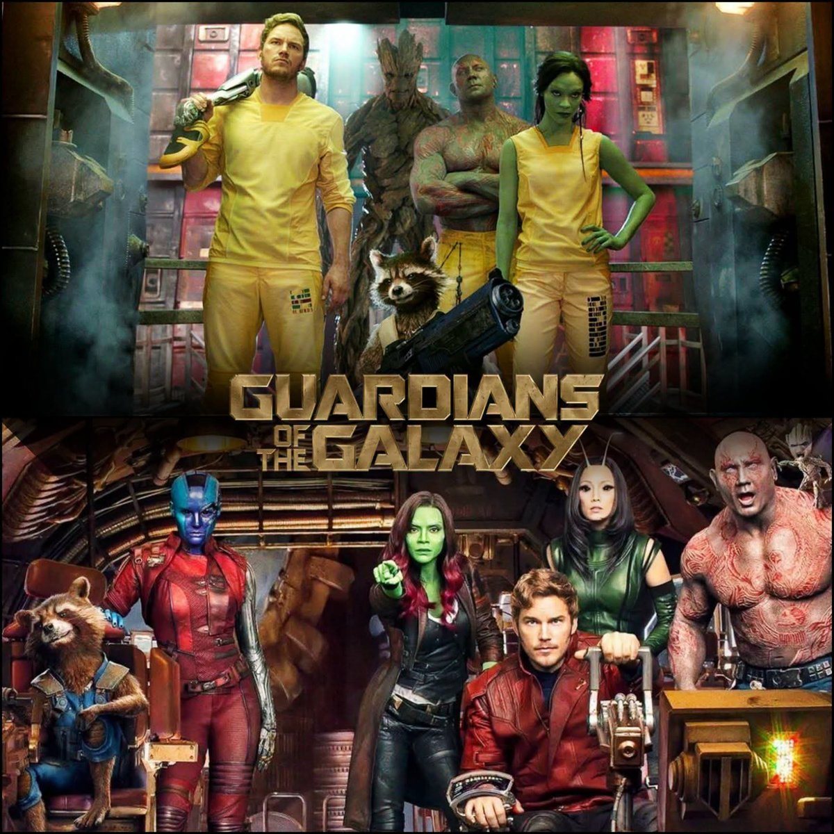 wtf_central1's tweet photo. Star-Lord, Groot, Rocket, Gamora &amp; Drax were all cr!minals who ended up in the same prison. But they all shared family trauma and loss...🙌 https://t.co/bs7f4SW1os