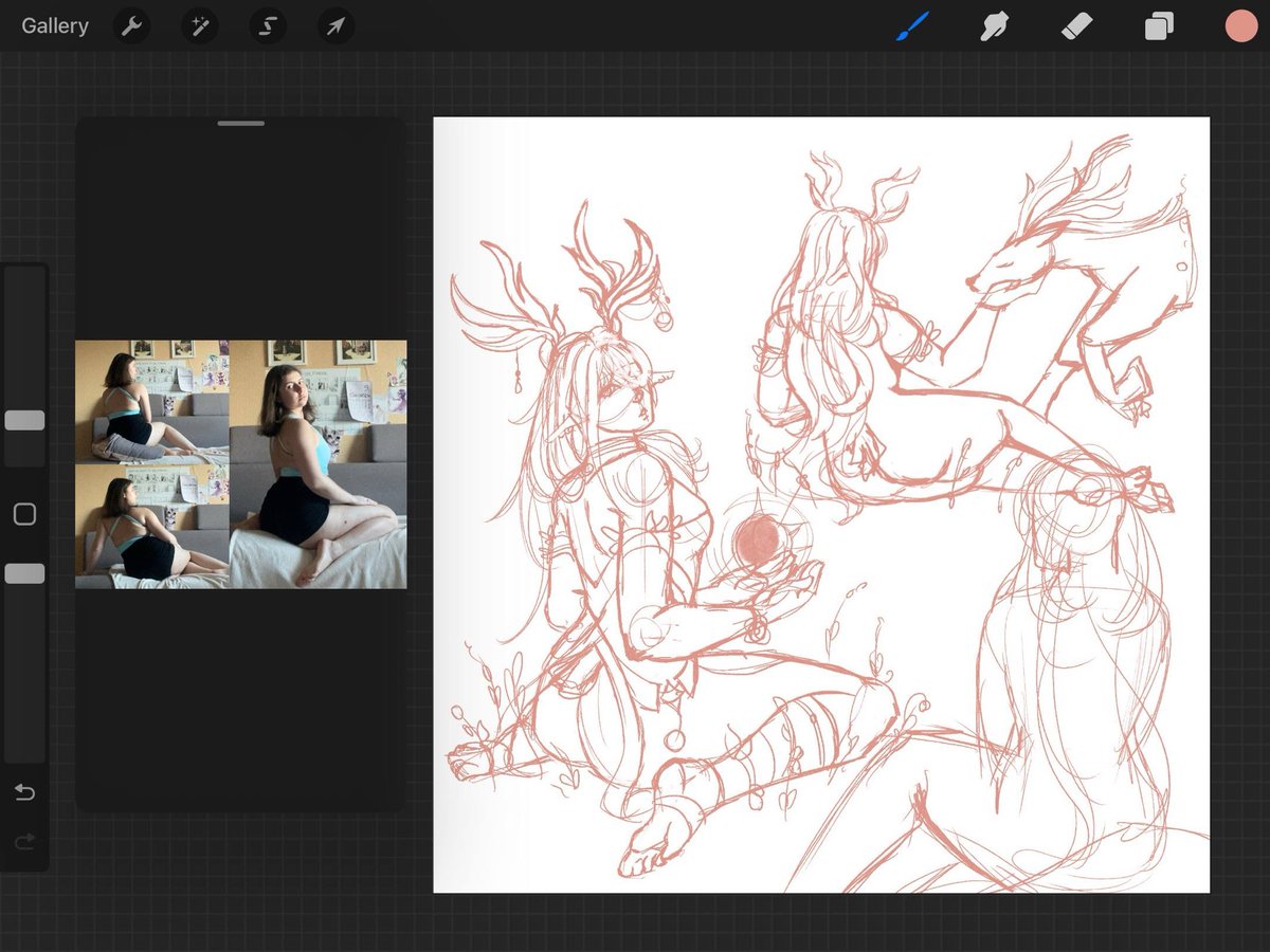 cringydrawmary's tweet photo. Well, I got you
I will be posting here only sketches
So if my finished ones are not visible here 
Fuck it 
#genshin
#lauma https://t.co/Da0O1xW1nn
