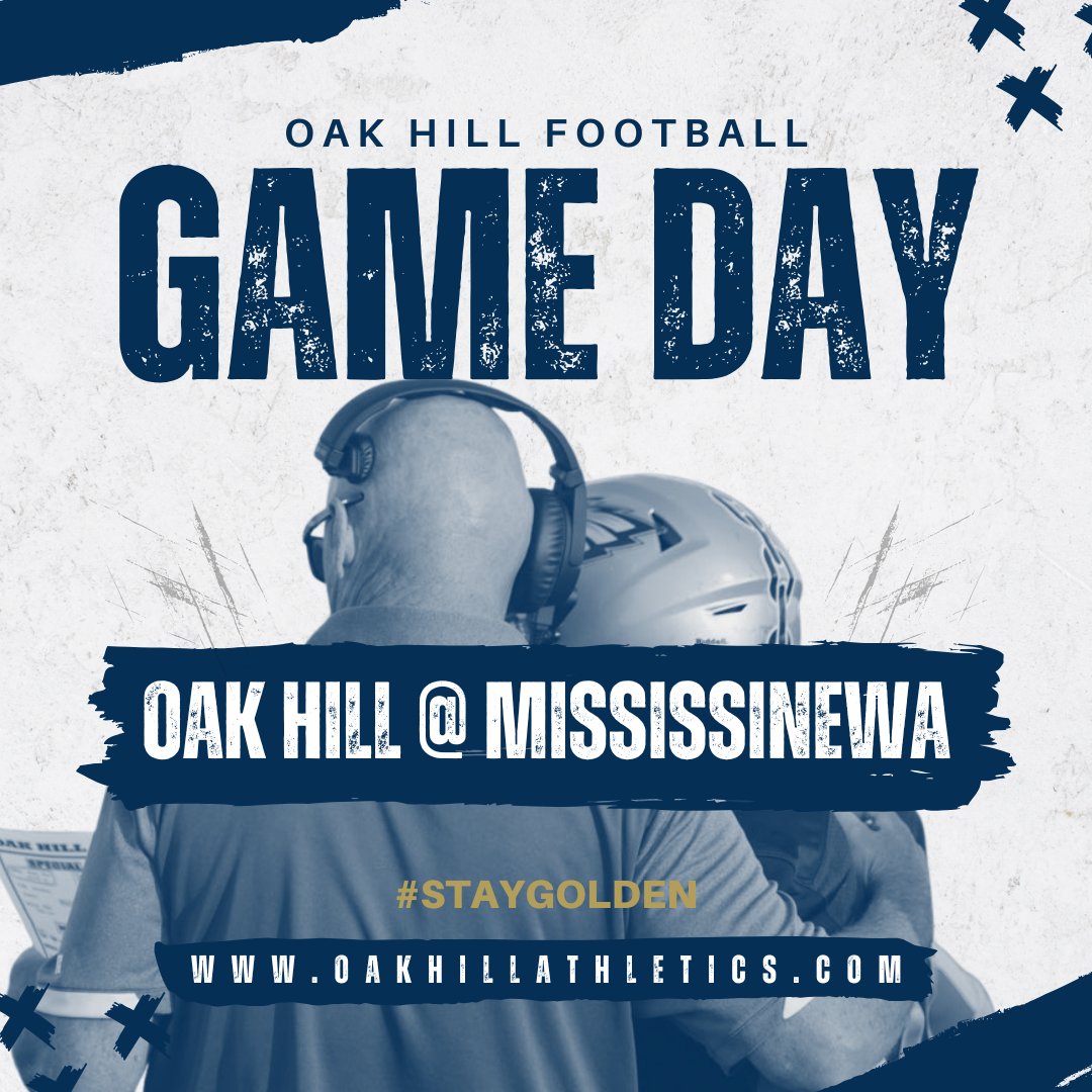 OakHillAthletic's tweet photo. 🚨 GAME DAY 🚨
⛓️🏈 Football 🏈⛓️
⚔️ @OakHillFootbal1 vs. Mississinewa
📅 10/16 | ⏰ 7pm
📍 @GoMHSIndians 
🎉 Pink Out 🩷🩷
FLY TOGETHER. FIGHT TOGETHER. DEFEND THE HILL. ⛓️🦅
#GameDay #WingsUp🪽#StayGolden https://t.co/K6XK6ji9iS