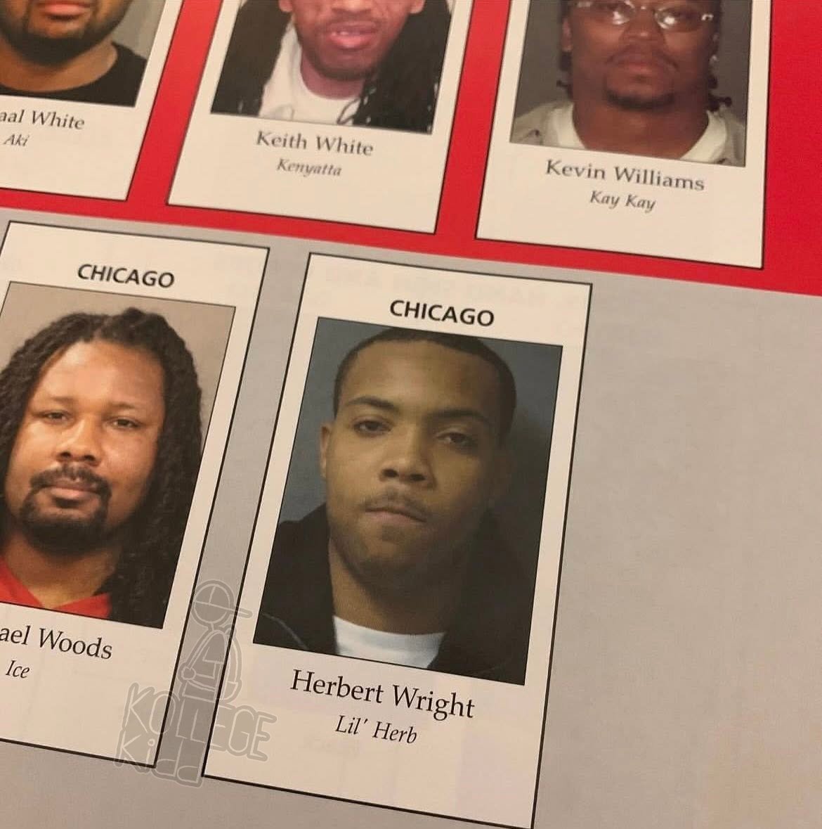 KollegeKidd's tweet photo. Lil Durk and King Von were featured in a Chicago Gang Book as members of the Black Disciples street gang.  Other notable Chiraq figures featured include OBlock Boss Top, 600 Edai, G Herbo, THF Bayzoo, Mubu Krump and 051 Melly https://t.co/YOE7ufI0nM
