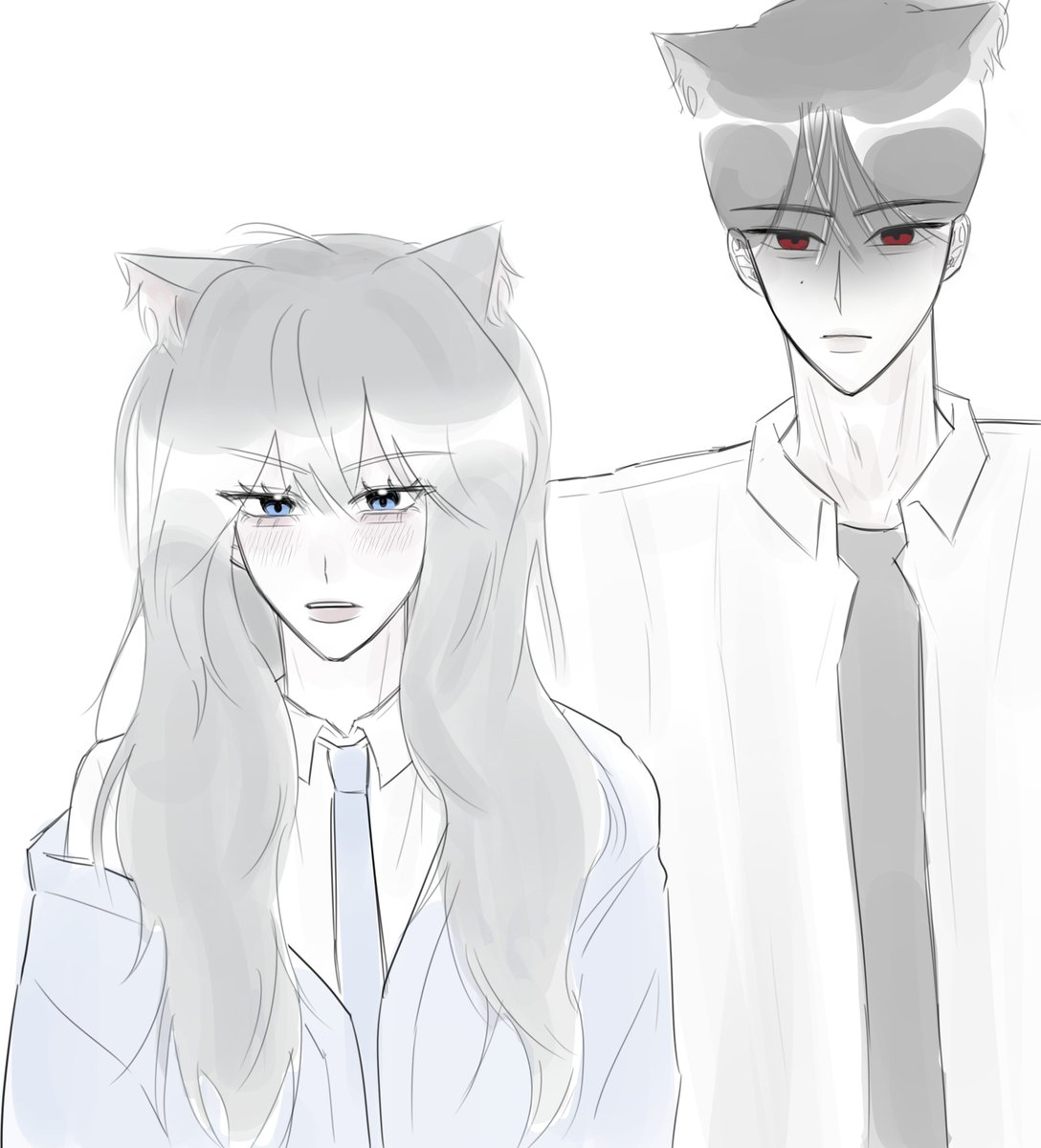 komong222's tweet photo. 원이 아린이 그림 https://t.co/kOvW4bgDC1