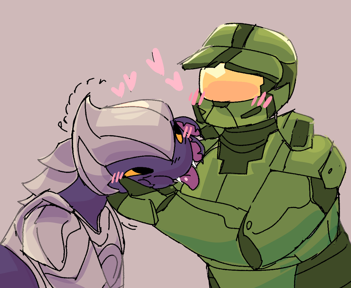 meowvivis's tweet photo. idk how to draw master chief also bye im going on a trip for a bit https://t.co/6AVa9pQHeI