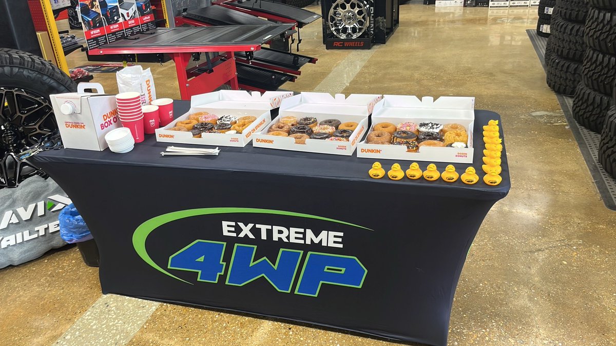 CaryWitchaffm's tweet photo. CARS &amp; COFFEE is underway at Extreme 4WP! Join us today, 9AM–12PM, in Glen Burnie for coffee, donuts, great people, and cool rides. Bring your truck, Jeep, car, or SUV! https://t.co/gIkPJkX44l