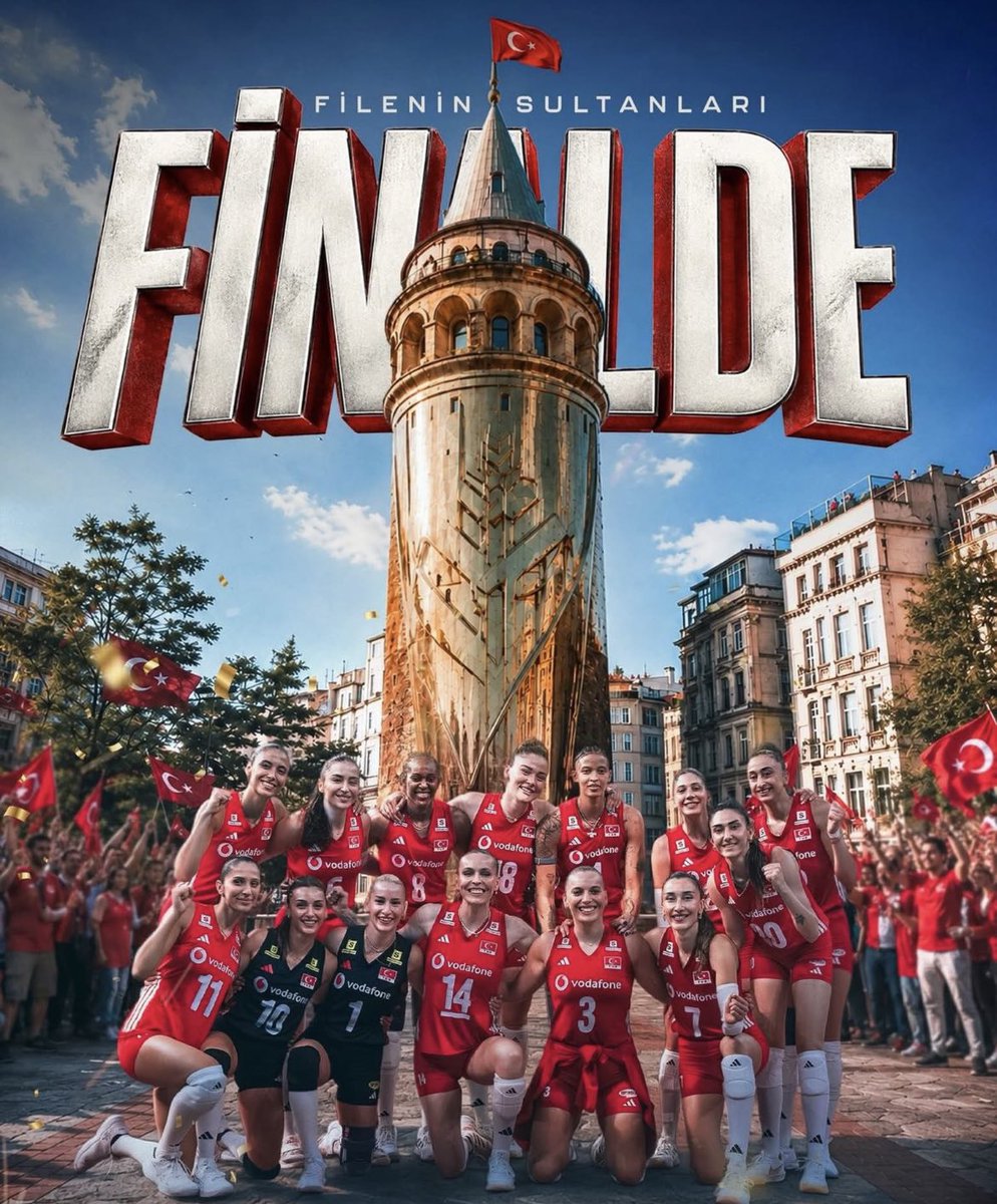 Zulai1624496's tweet photo. Filenin Sultanları Finalde! 
Tebrikler kızlar 🇦🇿🇹🇷👏
Şampiyonluk yolundaki final mücadelesinde #FileninSultanları’na yürekten başarılar diliyoruz!🇦🇿🇹🇷🇦🇿🇹🇷 https://t.co/idA40CHuag