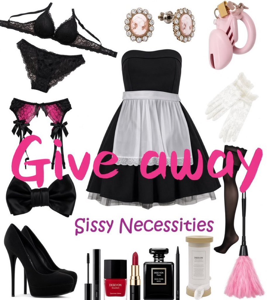 LindaSmith4xzk's tweet photo. 🎀 SISSY STARTER PACK GIVEAWAY 💖✨

Win the cutest Sissy Necessities Starter Pack — valued at over $1000! 

How to enter:

Retweet this post 
Like this post 
Comment ( I need )

Ten lucky winner will be chosen soon! Hurry and join before it’s too late 🛍️
Good luck, cuties! 🍀💕 https://t.co/Ikzv6cDTXp