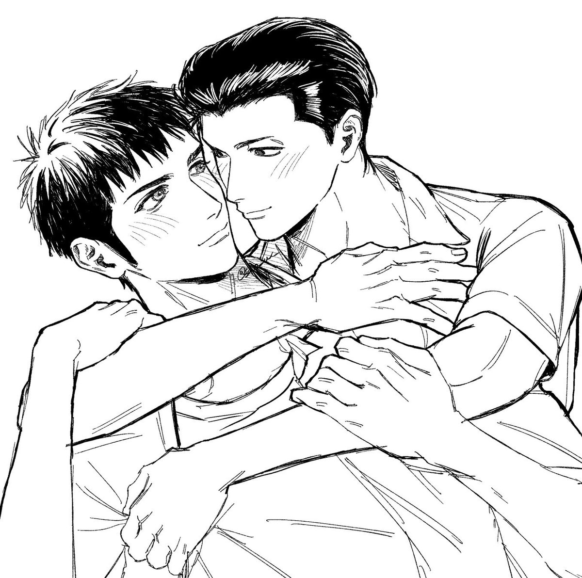 suo_w_'s tweet photo. 洋三落描き〜
今やってるゲームクリアしたらゆっくりまた描きたいなァ〜😅 https://t.co/eZ1KGrYh2U