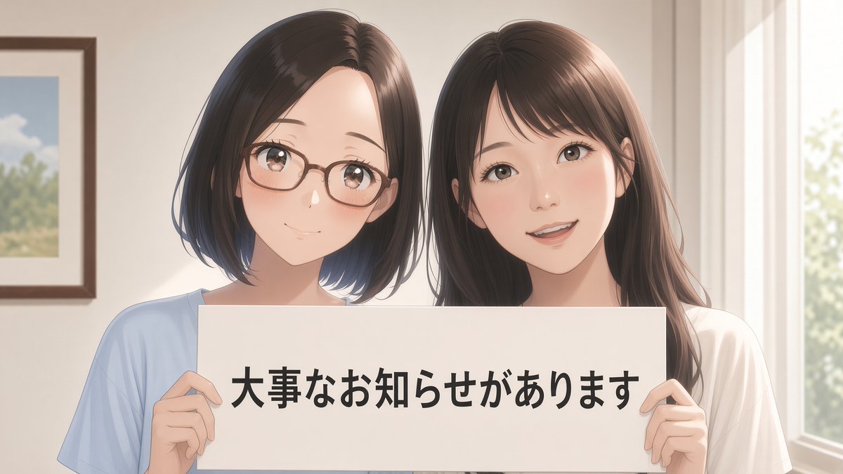 ocs_1025's tweet photo. ・お知らせ

【実紀】【麻里恵】
今後の更新は、こちらに移します。
@adtec_girls
アドテックの女子たちで、まとめて更新していきます。

投稿は【実紀】【麻里恵】と付けます。
PIXIVは今までどおり、別々です。

よろしくお願いします。
#AIイラスト #オリキャラ #理系女子 https://t.co/V3VFfzuaoE