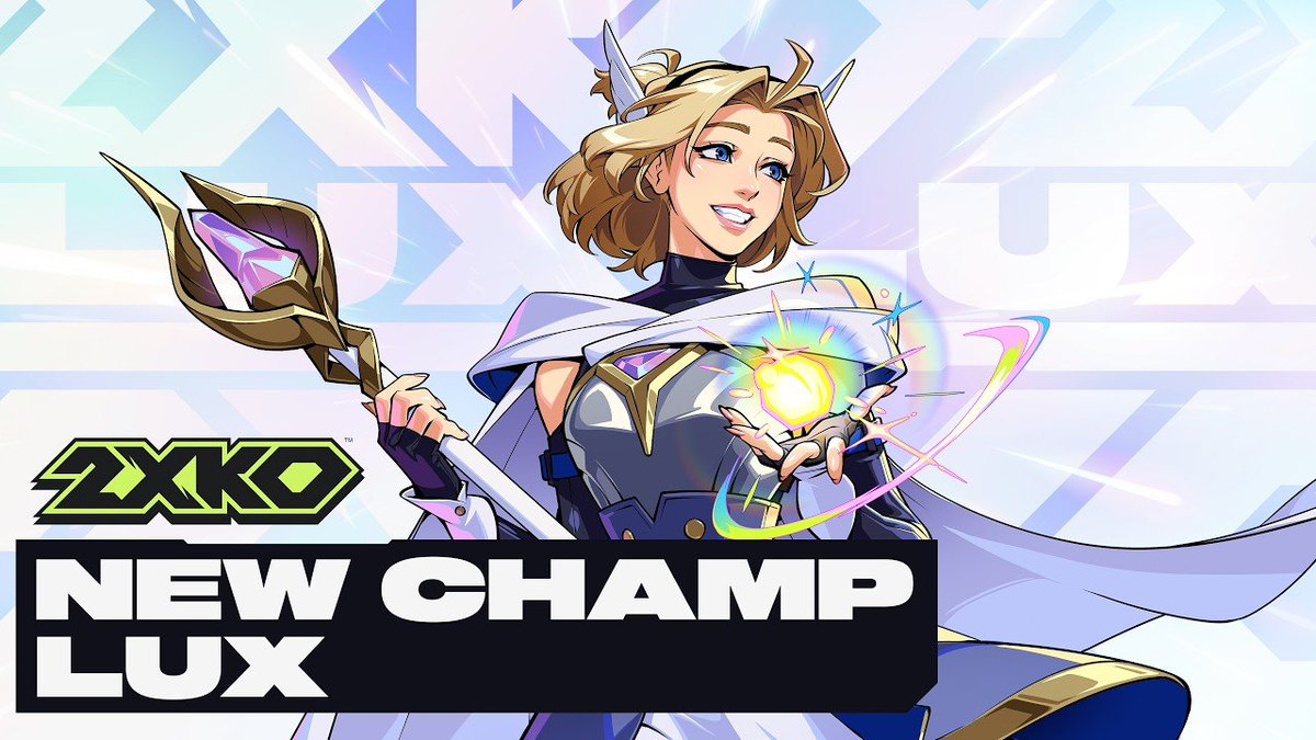 LuxAcervo's tweet photo. O teaser da Lux para o 2XKO já alcançou 620 mil visualizações no canal oficial do 2xko, superando os teasers da Caitlyn, Vi, Illaoi e Ahri!

No canal brasileiro do 2XKO, a Lux também já superou as visualizações dos teasers da Senna, Akali e Thresh, que foram os campeões lançados esse ano.