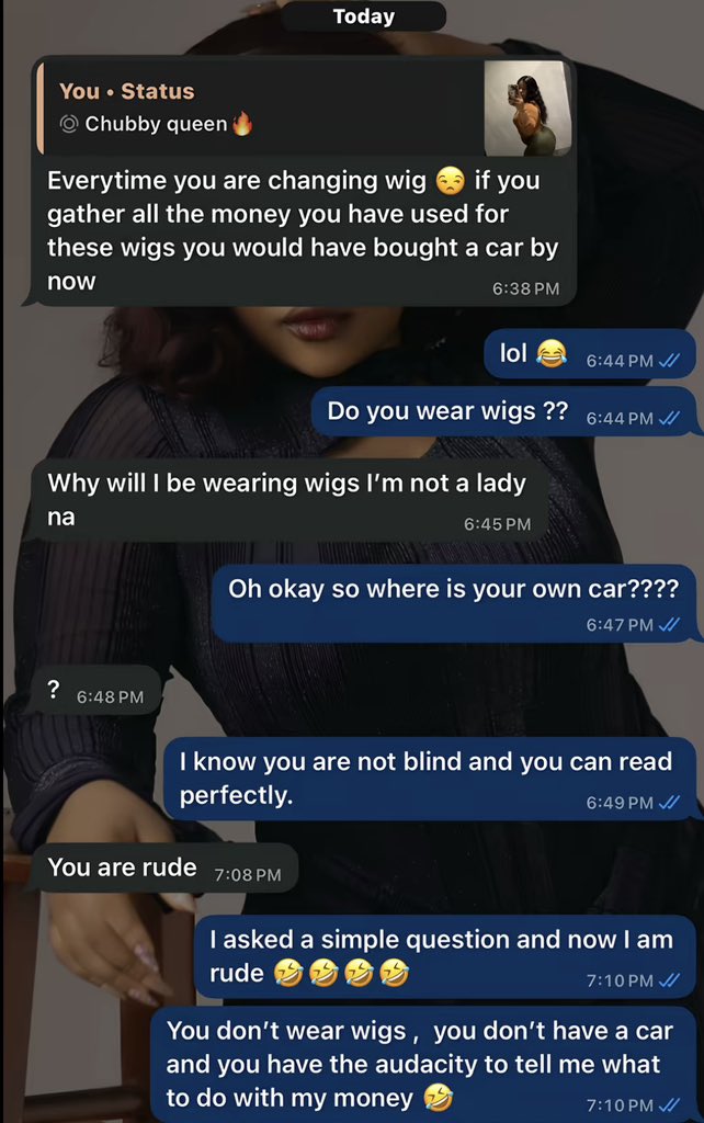 Abbietrends's tweet photo. He can dish it but suddenly can’t take it. Was she actually rude? https://t.co/4rJq9pL7BR