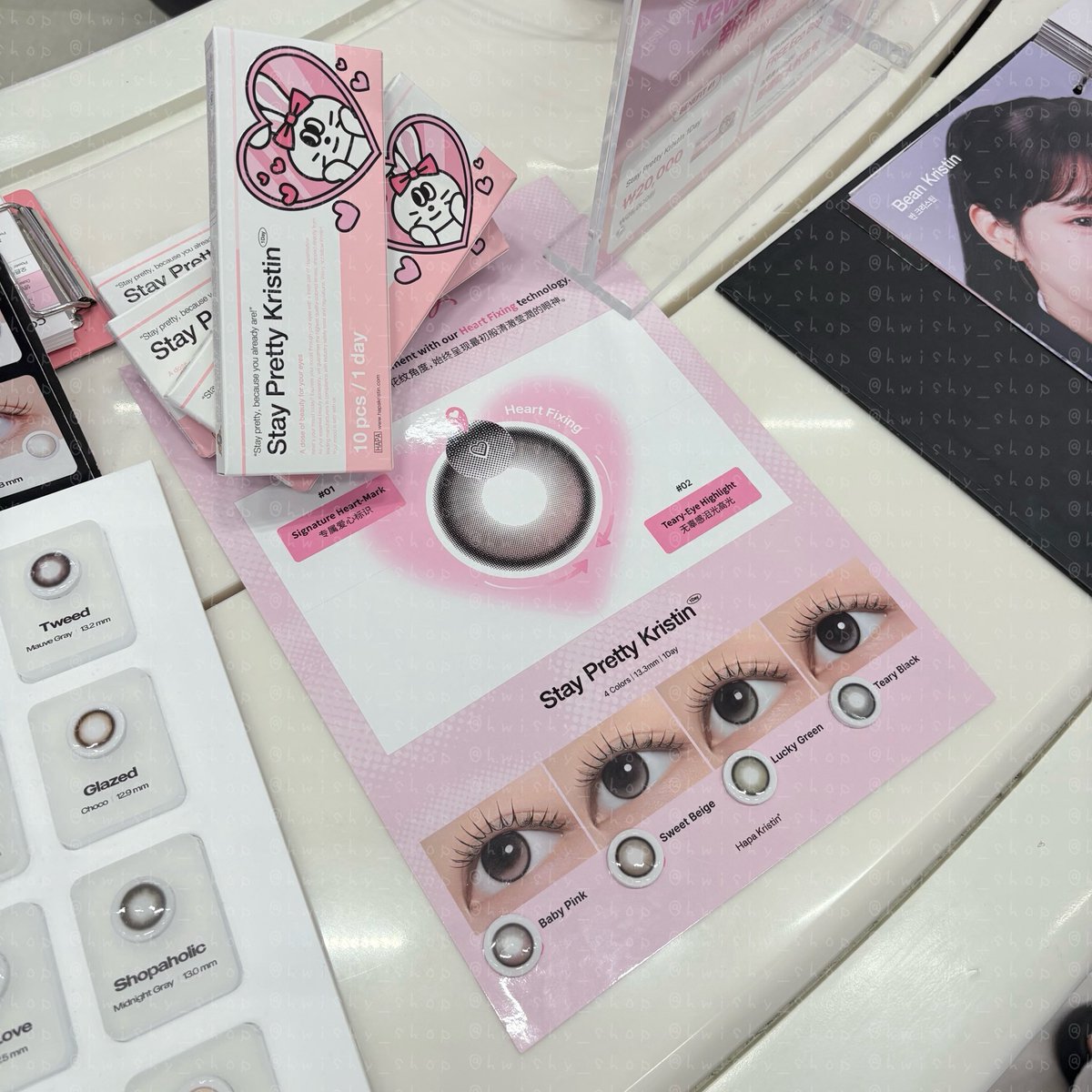 hwishy_shop's tweet photo. หิ้ว ♡

#คอนแทคเลนส์ hapa kristin

⭐️ รุ่นใหม่ stay pretty
* มีเฉพาะ รายวัน 1day *

☑️ สี - baby pink / sweet beige / lucky green / teary black

1 กล่อง (10P) = 5 คู่
540.- / กล่อง

♡ ส่งเหมา ems 40
♡ ส่งกลับไทยรอบ 9/09
♡ รอของ ~ 3-5 วัน

#หิ้วเกาหลี #คอนแทคเลนส์เกาหลี https://t.co/k8ec4HY5qs