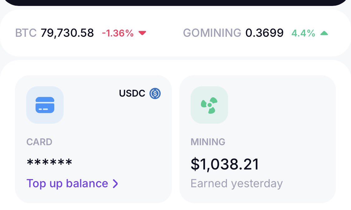 MARIUS_5000's tweet photo. ⚡ POWER 26,000.00 TH/s
🔌 EFFICIENCY 14.45 W/TH
🎯 DISCOUNT 26.7%
⛏️ 1,300,000.00 sats/day
💵 ~$1,035.00/day
🔒 Free GMT from lock ~1,400 GMT or about ~$460/week
🆓 Free TH from Greedy miners 80TH or about ~$960/week

Click link below if you want to get started:
https://t.co/PuFQahh3UQ

#GoMining  #BTC #PasiveIncome
